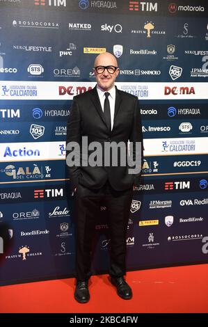Saturnino on red carper of Gran Gala del Calcio AIC, an annual event that rewards the best players of the Serie A TIM held at the Megawatt Court in Milan, Italy (Photo by Andrea Diodato/NurPhoto) Stock Photo