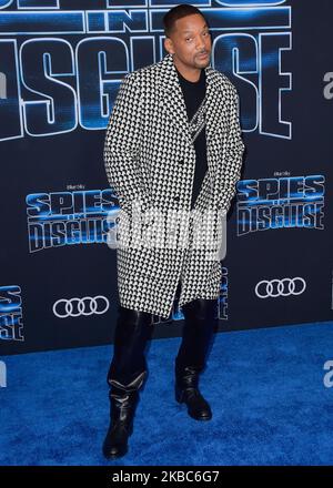 HOLLYWOOD, LOS ANGELES, CALIFORNIA, USA - DECEMBER 04: Actor Will Smith arrives at the Los Angeles Premiere Of 20th Century Fox's 'Spies In Disguise' held at the El Capitan Theatre on December 4, 2019 in Hollywood, Los Angeles, California, United States. (Photo by Image Press Agency/NurPhoto) Stock Photo