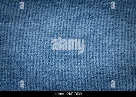 Blue denim texture background Stock Photo