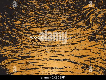 Wood Grunge Background Design, Wood Wallpaper Stock Vector