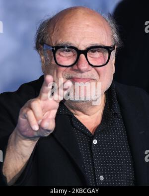 HOLLYWOOD, LOS ANGELES, CALIFORNIA, USA - DECEMBER 09: Danny DeVito arrives at the World Premiere Of Columbia Pictures' 'Jumanji: The Next Level' held at the TCL Chinese Theatre IMAX on December 9, 2019 in Hollywood, Los Angeles, California, United States. (Photo by Xavier Collin/Image Press Agency/NurPhoto) Stock Photo