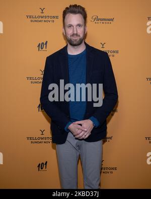 New York, USA. 03rd Nov, 2022. Jordan Klepper arrives on the red carpet for the Yellowstone Season 5 Premiere at Walter Reade Theater in New York, New York, on Nov. 3, 2022. (Photo by Gabriele Holtermann/Sipa USA) Credit: Sipa USA/Alamy Live News Stock Photo