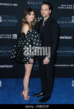 HOLLYWOOD, LOS ANGELES, CALIFORNIA, USA - DECEMBER 16: Keri Russell and Matthew Rhys arrive at the World Premiere Of Disney's 'Star Wars: The Rise Of Skywalker' held at the El Capitan Theatre on December 16, 2019 in Hollywood, Los Angeles, California, United States. (Photo by Xavier Collin/Image Press Agency/NurPhoto) Stock Photo