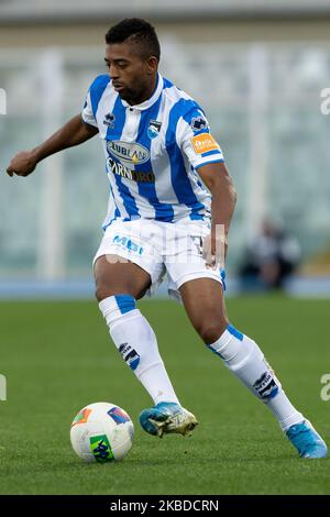 Jos Machin of Pescara Calcio 1936 during the Italian Serie B 2019/2020 match between Pescara Calcio 1936 and Trapani Calcio 1905 at Stadio Adriatico Giovanni Cornacchia on December 22, 2019 in Pescara, Italy. (Photo by Danilo Di Giovanni/NurPhoto) Stock Photo