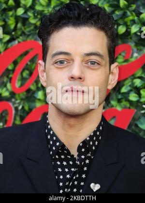BEVERLY HILLS, LOS ANGELES, CALIFORNIA, USA - JANUARY 04: Rami Malek arrives at the 7th Annual Gold Meets Golden Event held at Virginia Robinson Gardens and Estate on January 4, 2020 in Beverly Hills, Los Angeles, California, United States. (Photo by Xavier Collin/Image Press Agency/NurPhoto) Stock Photo