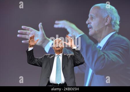 Stedman Graham, a leadership expert and NY Times best-selling author, speaks at Pendulum Summit, World's Leading Business and Self-Empowerment Summit, in Dublin Convention Center. On thursday, 9 January 2020, in Dublin, Ireland. (Photo by Artur Widak/NurPhoto) Stock Photo