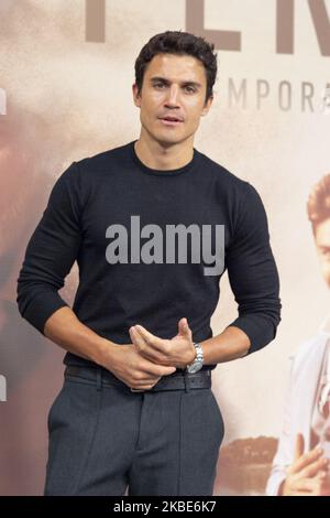 Spanish actor Alex Gonzalez attends 'Vivir Sin Permiso' Mediaset Presentation on January 10, 2020 in Madrid, Spain. (Photo by Oscar Gonzalez/NurPhoto) Stock Photo