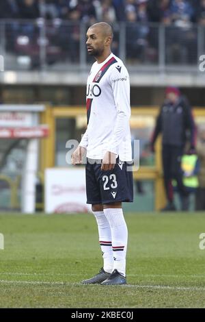 Danilo of Bologna FC during the Serie A football match between Torino FC and Bologna FC at Olympic Grande Torino Stadium on January 12, 2020 in Turin, Italy. Torino won 1-0 over Bologna. (Photo by Massimiliano Ferraro/NurPhoto) Stock Photo