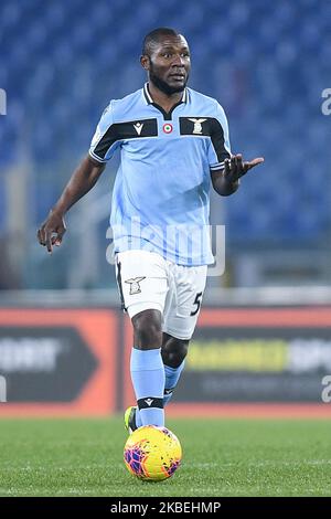 Joseph Minala of SS Lazio during the Italian Cup match between Lazio and Cremonese at Stadio Olimpico, Rome, Italy on 14 January 2020. (Photo by Giuseppe Maffia/NurPhoto) Stock Photo