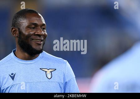 Joseph Minala of SS Lazio during the Italian Cup match between Lazio and Cremonese at Stadio Olimpico, Rome, Italy on 14 January 2020. (Photo by Giuseppe Maffia/NurPhoto) Stock Photo