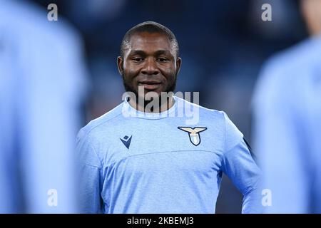 Joseph Minala of SS Lazio during the Italian Cup match between Lazio and Cremonese at Stadio Olimpico, Rome, Italy on 14 January 2020. (Photo by Giuseppe Maffia/NurPhoto) Stock Photo