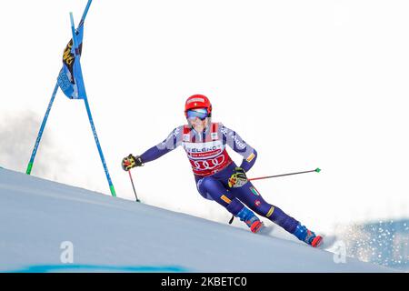 Brignone Federica ITA during AUDI FIS Ski World Cup SuperG Women, Alpine Ski race in La