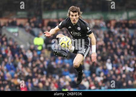 Leicester City's Caglar Soyuncu in action during the Premier League match between Burnley and Leicester City at Turf Moor, Burnley on Sunday 19th January 2020. (Photo by Tim Markland/MI News/NurPhoto) Stock Photo