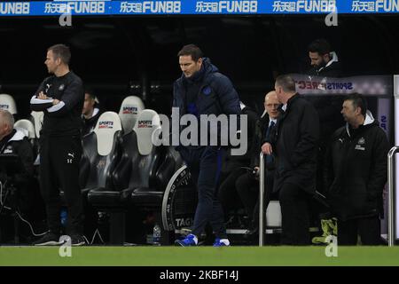 Chelsea manager Frank Lampard during the Premier League match between Newcastle United and Chelsea at St. James's Park, Newcastle on Saturday 18th January 2020. (Photo by Mark Fletcher/MI News/NurPhoto) Stock Photo