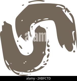 Abstract shape modern art design element for print and web background Stock Vector