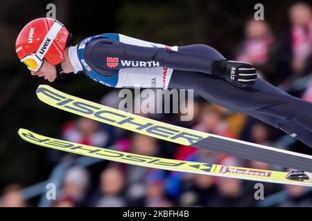 Richard Freitag (GER) during individual large hill competition, of the FIS Ski jumping World Cup in Zakopane on January 26, 2020 in Zakopane, Poland. (Photo by Foto Olimpik/NurPhoto) Stock Photo