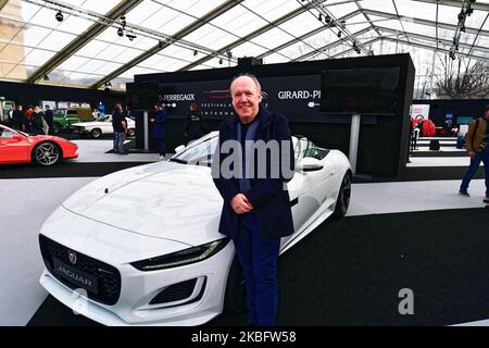 The Grand Prize for Design is awarded to the former Jaguar's Design Director Ian Callum at the Festival Automobile International with Concept Cars and Automotive Design Exhibition - January 29, 2020, Paris (Photo by Daniel Pier/NurPhoto) Stock Photo