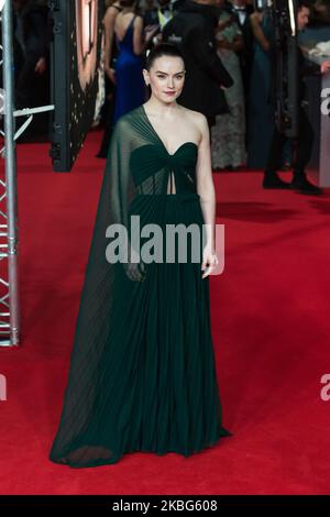 Daisy Ridley attending the EE British Academy Film Awards held at the Royal Albert Hall