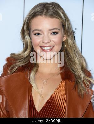 LOS ANGELES, CALIFORNIA, USA - FEBRUARY 05: Actress Jade Pettyjohn arrives at the Los Angeles Art Show 2020 Opening Night Gala held at the Los Angeles Convention Center on February 5, 2020 in Los Angeles, California, United States. (Photo by Xavier Collin/Image Press Agency/NurPhoto) Stock Photo