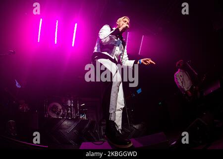 Ricky Wilson of Kaiser Chiefs performs live at Magazzini Generali in Milan, Italy, on February 08 2020. (Photo by Mairo Cinquetti/NurPhoto) Stock Photo