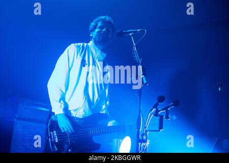 Simon Rix of Kaiser Chiefs performs live at Magazzini Generali in Milan, Italy, on February 08 2020. (Photo by Mairo Cinquetti/NurPhoto) Stock Photo