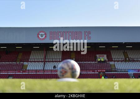 General view prior the Sky Bet Championship match between Brentford and Middlesbrough at Griffin Park on February 8, 2020 in Brentford, England. (Photo by MI News/NurPhoto) Stock Photo