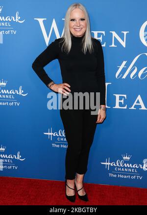 BEVERLY HILLS, LOS ANGELES, CALIFORNIA, USA - FEBRUARY 11: Michelle Vicary arrives at Hallmark Channel's 'When Calls the Heart' Season 7 Premiere Celebration held at the Beverly Wilshire, A Four Seasons Hotel on February 11, 2020 in Beverly Hills, Los Angeles, California, United States. (Photo by Xavier Collin/Image Press Agency/NurPhoto) Stock Photo