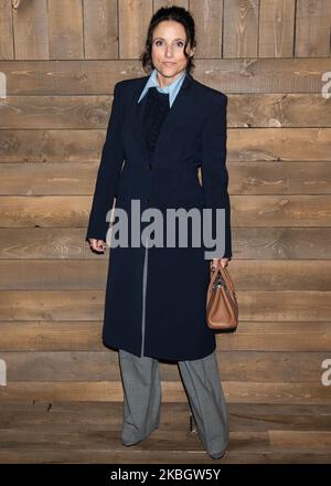 MANHATTAN, NEW YORK CITY, NEW YORK, USA - FEBRUARY 12: Actress Julia Louis-Dreyfus arrives at the Michael Kors Collection Fall/Winter 2020 Runway Show - February 2020 during New York Fashion Week held at the American Stock Exchange on February 12, 2020 in Manhattan, New York City, New York, United States. (Photo by Image Press Agency/NurPhoto)