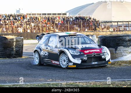 Pedersoli Tomasi Driving The Citroen DS3 WRC Competes During The ...