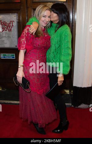 Victoria Coren Mitchell and Claudia Winkleman (R) attends Press Night of The Upstart Crow at the GIELGUD THEATRE, SHAFTESBURY AVE 17 February 2020 in London, England. (Photo by Robin Pope/NurPhoto) Stock Photo