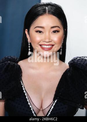 BEVERLY HILLS, LOS ANGELES, CALIFORNIA, USA - FEBRUARY 09: Actress Lana Condor arrives at the 2020 Vanity Fair Oscar Party held at the Wallis Annenberg Center for the Performing Arts on February 9, 2020 in Beverly Hills, Los Angeles, California, United States. (Photo by Xavier Collin/Image Press Agency/NurPhoto) Stock Photo