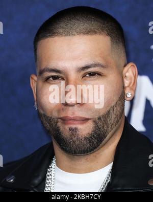 HOLLYWOOD, LOS ANGELES, CALIFORNIA, USA - FEBRUARY 18: Kickstradomis arrives at the World Premiere Of Disney And Pixar's 'Onward' held at the El Capitan Theatre on February 18, 2020 in Hollywood, Los Angeles, California, United States. (Photo by Xavier Collin/Image Press Agency/NurPhoto) Stock Photo