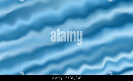 Abstract blue water wave surface blurred background. Vector illustration Stock Vector