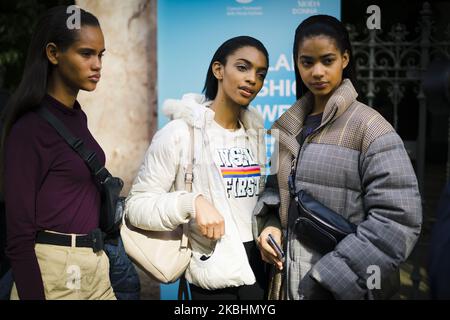 Milan Fashion Week, Woman Fall Winter. 2021 2022 Milan, Women's Fashion  Fall Winter 2021 202. Etro Fashion Show Pictured: Model Stock Photo - Alamy