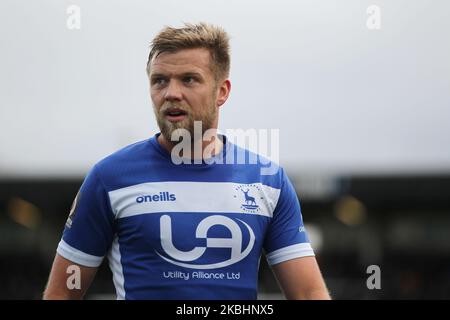 Nicky Featherstone of Hartlepool United during the Vanarama National League match between Hartlepool United and Notts County at Victoria Park, Hartlepool on Saturday 22nd February 2020. (Photo by Mark Fletcher/MI News/NurPhoto)