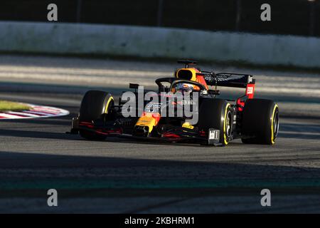 33 VERSTAPPEN Max (nld), Aston Martin Red Bull Racing Honda RB16, action during the Formula 1 Winter Tests at Circuit de Barcelona - Catalunya on February 19, 2020 in Barcelona, Spain. (Photo by Xavier Bonilla/NurPhoto) Stock Photo