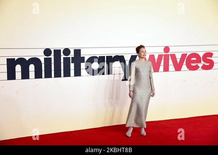 Kristin Scott Thomas attends the Military Wives UK Premiere at Cineworld Leicester Square on February 24, 2020 in London, England. (Photo by Alberto Pezzali/NurPhoto) Stock Photo