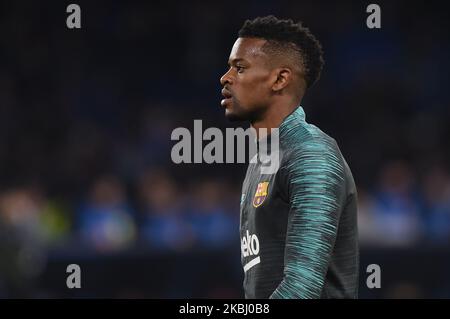 Nelson Semedo of FC Barcelona during the UEFA Champions League round of 16 first leg match between SSC Napoli and FC Barcelona at Stadio San Paolo Naples Italy on 25 February 2020. (Photo by Franco Romano/NurPhoto) Stock Photo