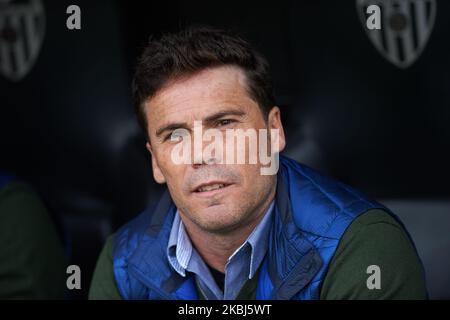 Joan Francesc Ferrer Sicilia, Rubi, head coach of Real Betis during the La Liga Santander match between Valencia and Real Betis at Estadio de Mestalla on February 29, 2020 in Valencia, Spain (Photo by Maria Jose Segovia/NurPhoto) Stock Photo