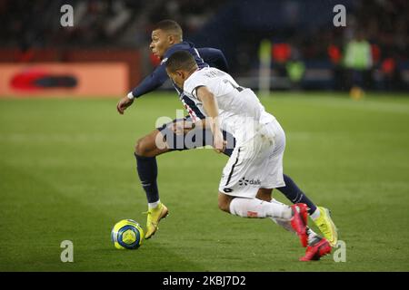 Paris Saint-Germain's Kylian Mbappe attends the French L1 football match between Paris Saint-Germain (PSG) and Dijon, on February 29, 2020 at the Parc des Princes stadium in Paris. (Photo by Mehdi Taamallah/NurPhoto) Stock Photo