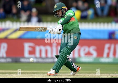 Nigar Sultana Joty of Bangladesh hits the ball during the Sri Lanka v Bangladesh Women's T20 Cricket World Cup match at Junction Oval on March 2 in Melbourne, Australia (Photo by Morgan Hancock/NurPhoto) Stock Photo