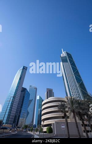 Kuwait, Kuwait City, Arraya Tower, skyscraper Stock Photo - Alamy