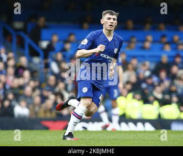 Chelsea's Billy Gilmour during English Premier League between Chelsea and Evertonat Stanford Bridge Stadium , London, England on 08 March 2020 (Photo by Action Foto Sport/NurPhoto) Stock Photo