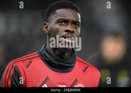 Axel Tuanzebe (38) of Manchester United during the FA Cup match between Derby County and Manchester United at the Pride Park, Derby on Thursday 5th March 2020. (Photo by Jon Hobley/MI News/NurPhoto) Stock Photo