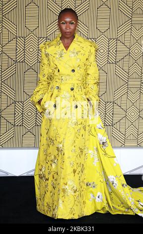 Cynthia Erivo  attends the 'Black Panther: Wakanda Forever' European Premiere at Cineworld Leicester Square on November 03, 2022 in London, England. Stock Photo