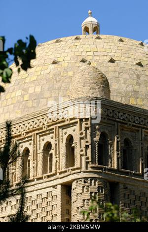 Bukhara Uzbekistan the ancient Ismail Samani Mausoleum seen in August 2022 Stock Photo