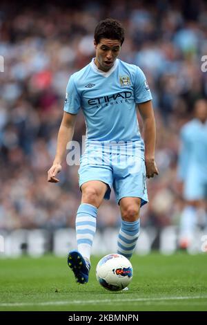 Samir Nasri of Manchester City during the Premier League match between Manchester City and Everton at the Etihad Stadiun, Manchester on Saturday 24th September 2011. (Photo by Eddit Garvey/MI News/NurPhoto) Stock Photo