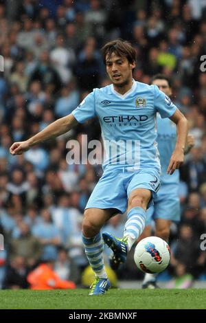 David Silva of Manchester City during the Premier League match at the ...