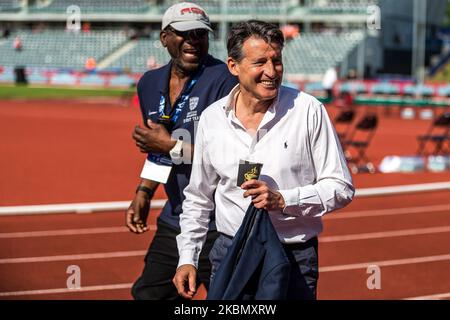 Lord Sebastian Coe at the IAAF Diamond League meeting at Alexandra Stadium, Perry Bar, Birmingham on Sunday 5th June 2016 (Photo by Toyin Oshodi/MI News/NurPhoto) Stock Photo