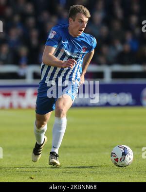 Rhys Oates of Hartlepool United during the SKY Bet League 2 match between Hartlepool United and Doncaster Rovers at Victoria Park, Hartlepool, UK on 6th May 2017. (Photo by Mark Fletcher/MI News/NurPhoto) Stock Photo